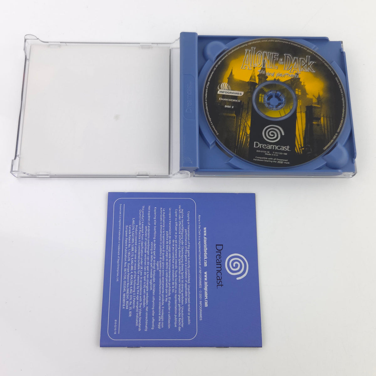 Sega Dreamcast Spiel Alone in the Dark New Nightmare PAL