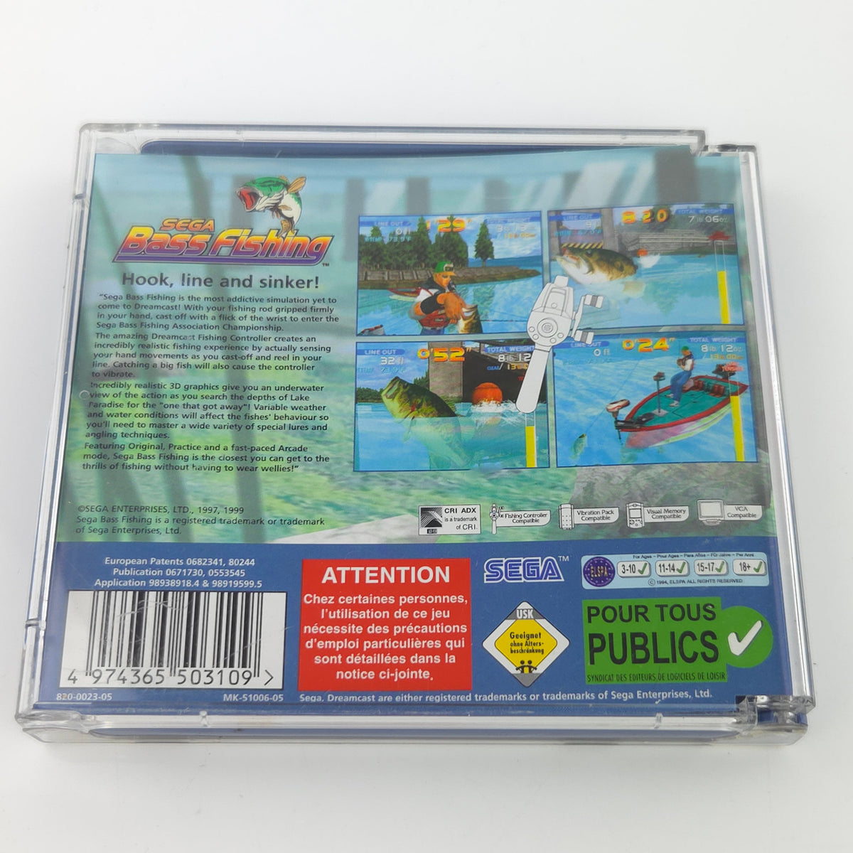 Sega Dreamcast Spiel – Sega Bass Fishing (PAL OVP)