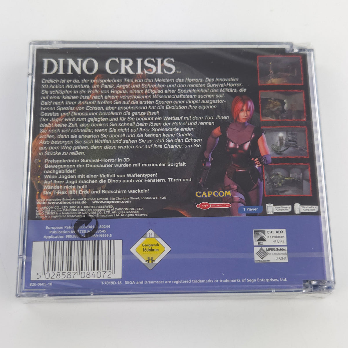 Sega Dreamcast Spiel Dino Crisis DC OVP NEU SEALED PAL