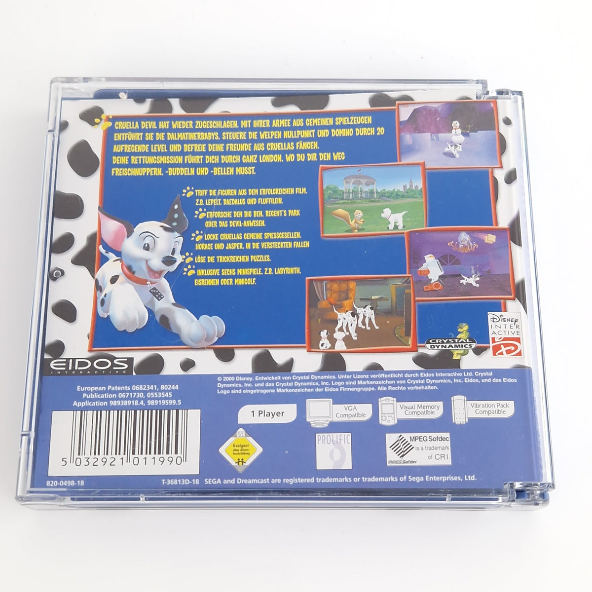 Sega Dreamcast Spiel – Disneys 102 Dalmatiner PAL OVP