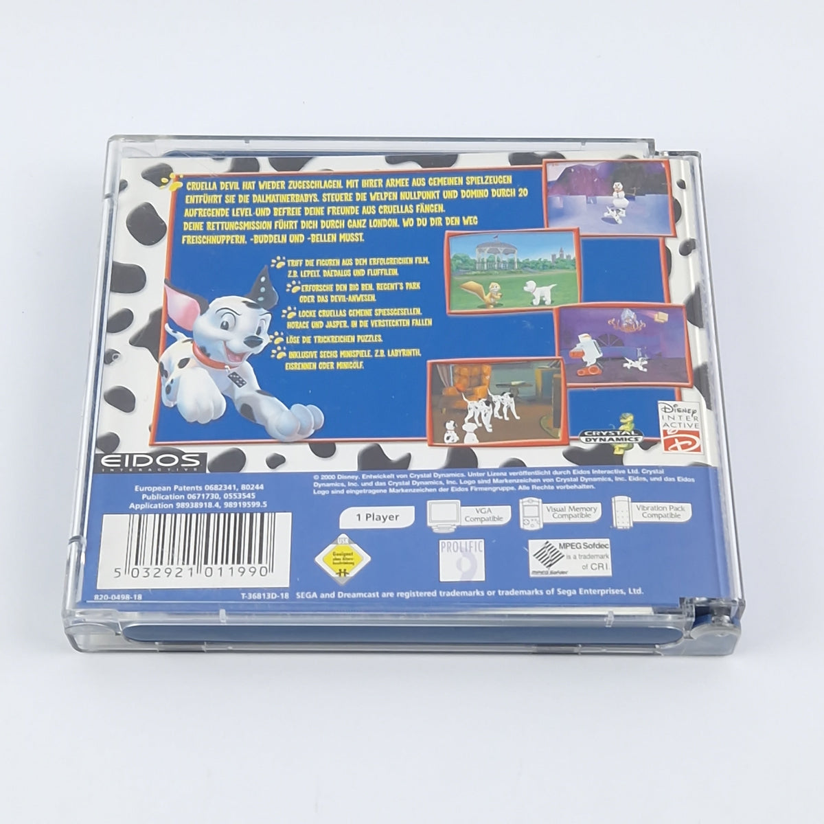 Sega Dreamcast Spiel – Disneys 102 Dalmatiner OVP PAL