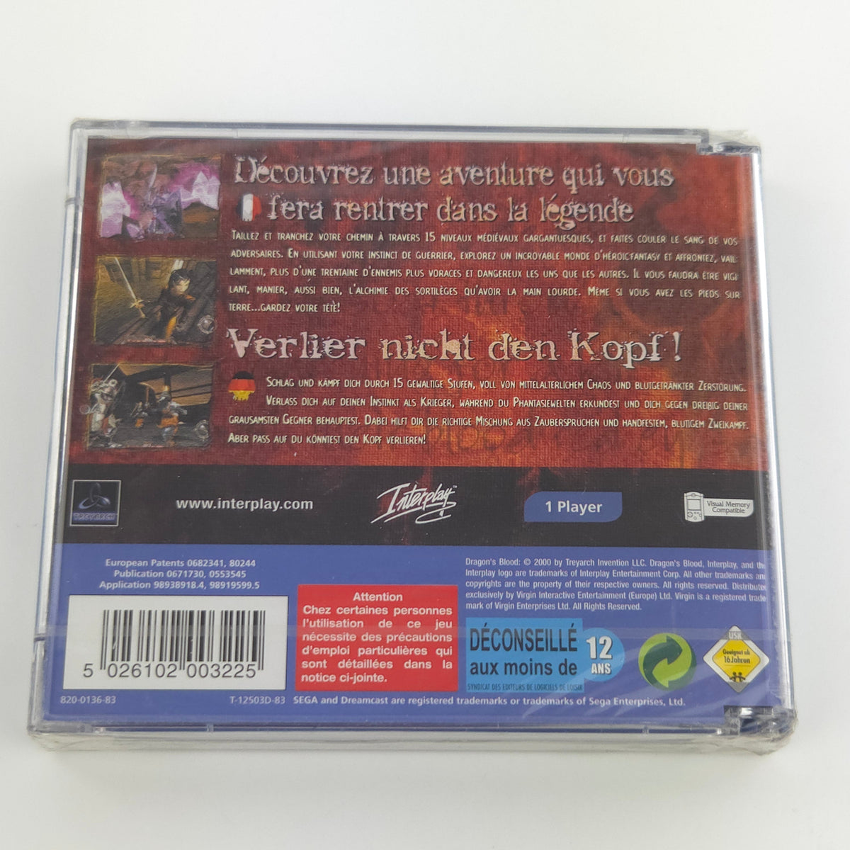 Sega Dreamcast Spiel – Dragons Blood (Neu OVP PAL)