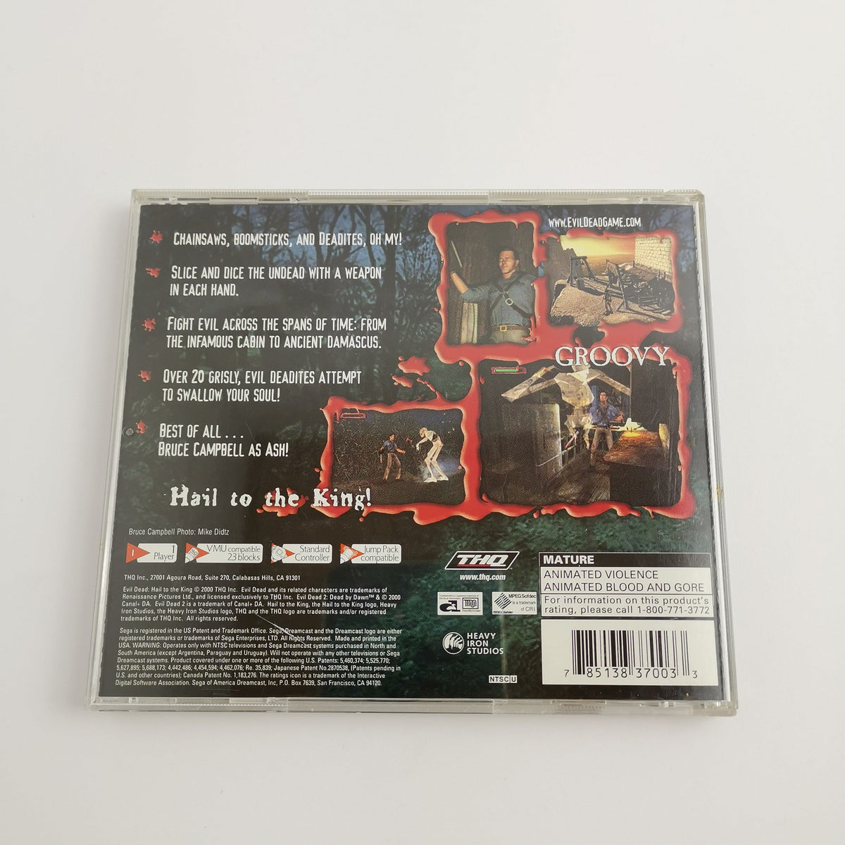 Sega Dreamcast Spiel – Evil Dead Hail to the King OVP NTSC-U/C