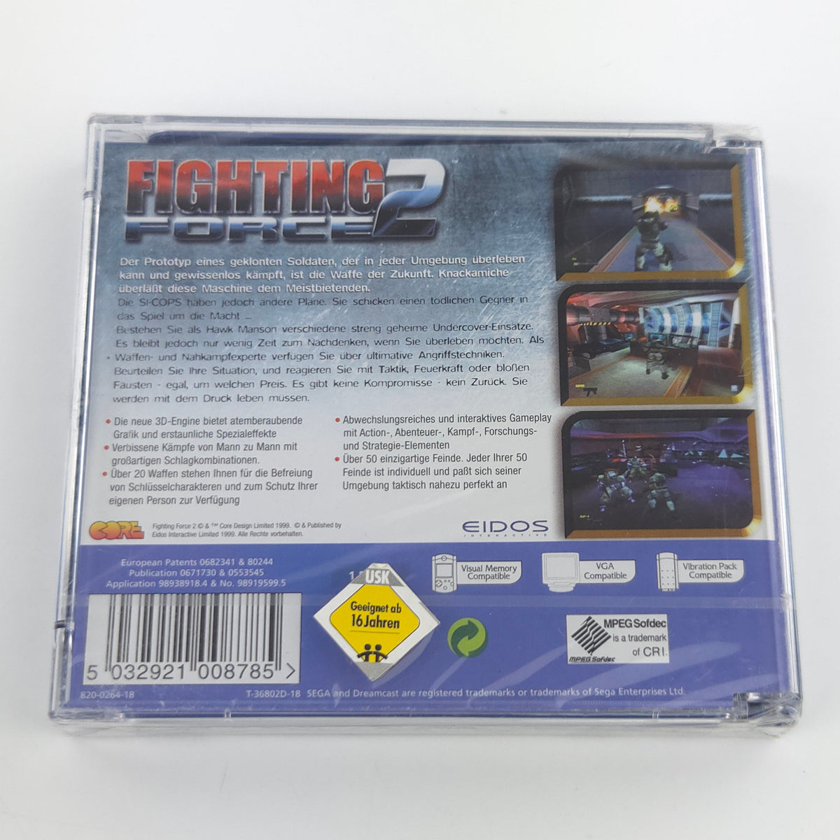 Sega Dreamcast Spiel – Fighting Force 2 (PAL Neu)