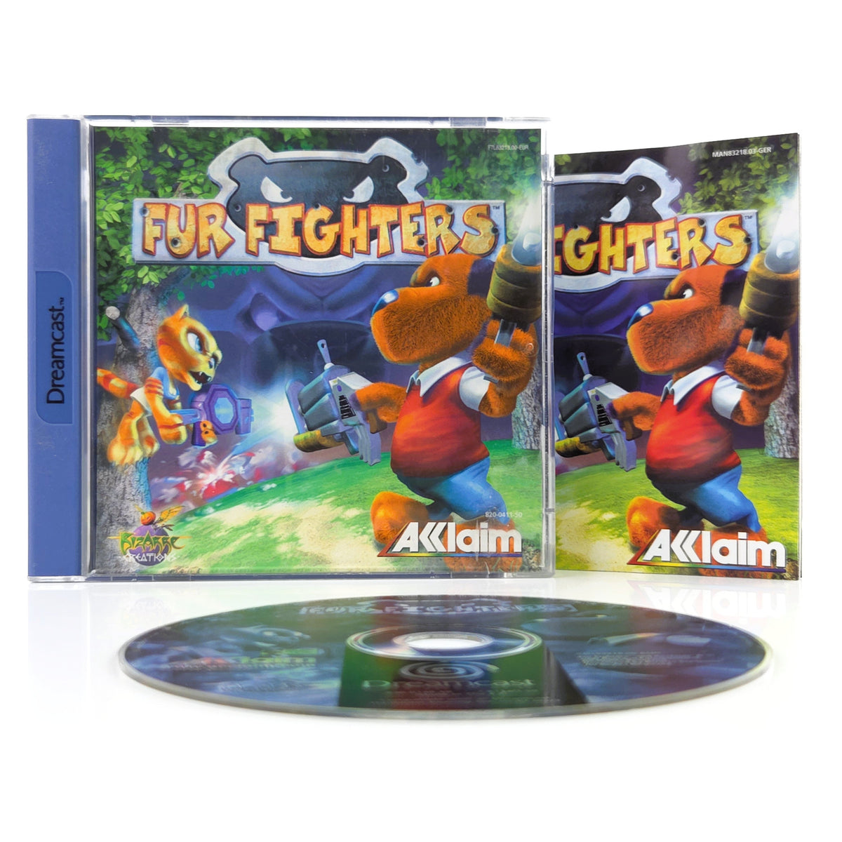 Sega Dreamcast Spiel Fur Fighters DC OVP PAL DE Acclaim