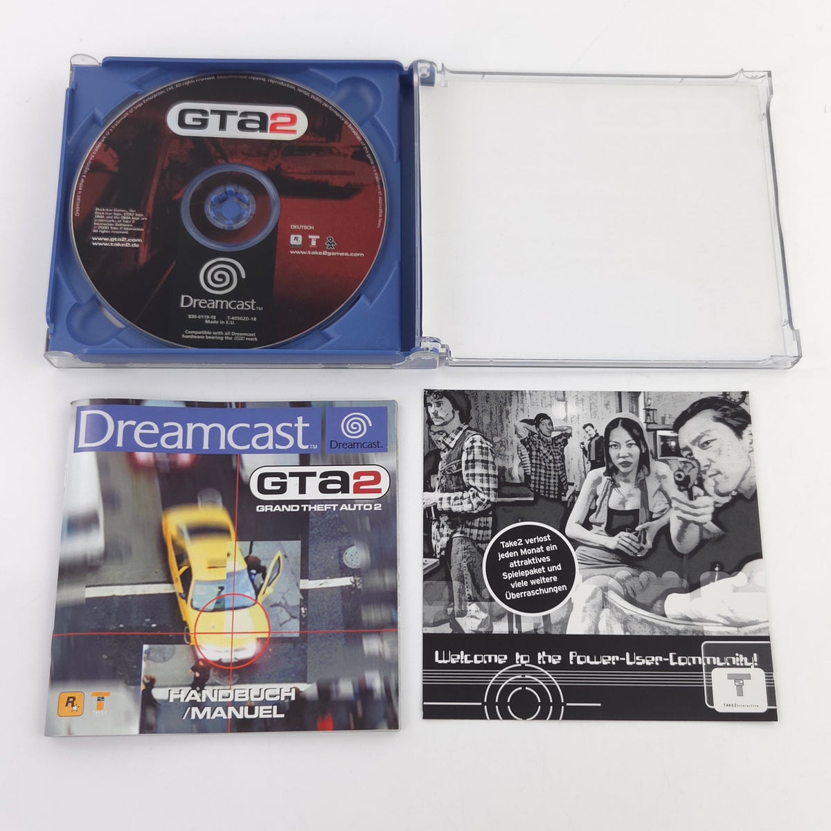 Sega Dreamcast Spiel Grand Theft Auto 2 GTA DC OVP PAL