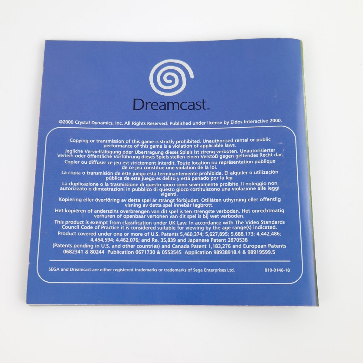 Sega Dreamcast Spiel – Legacy of Kain Soul Reaver PAL OVP