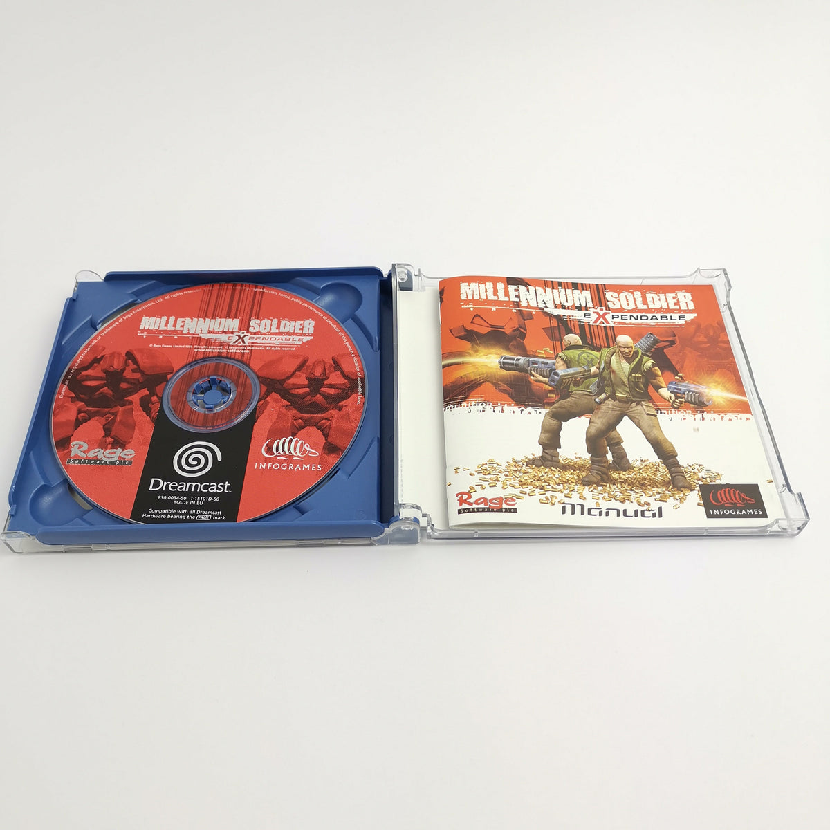 Sega Dreamcast Spiel – Millennium Soldier Expendable PAL OVP