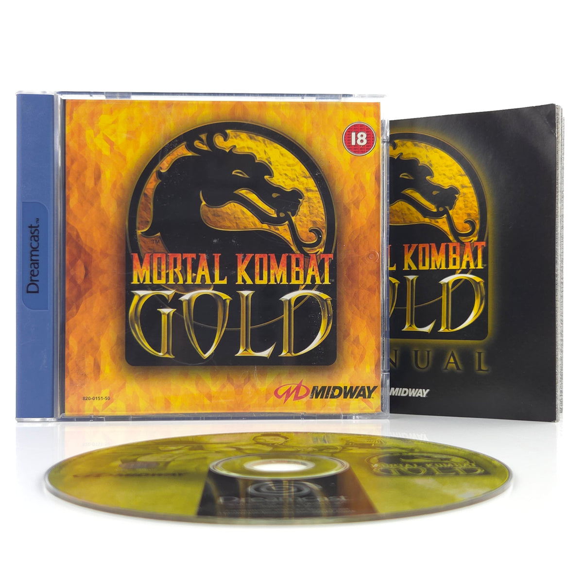 Sega Dreamcast Spiel Mortal Kombat Gold OVP PAL USK18