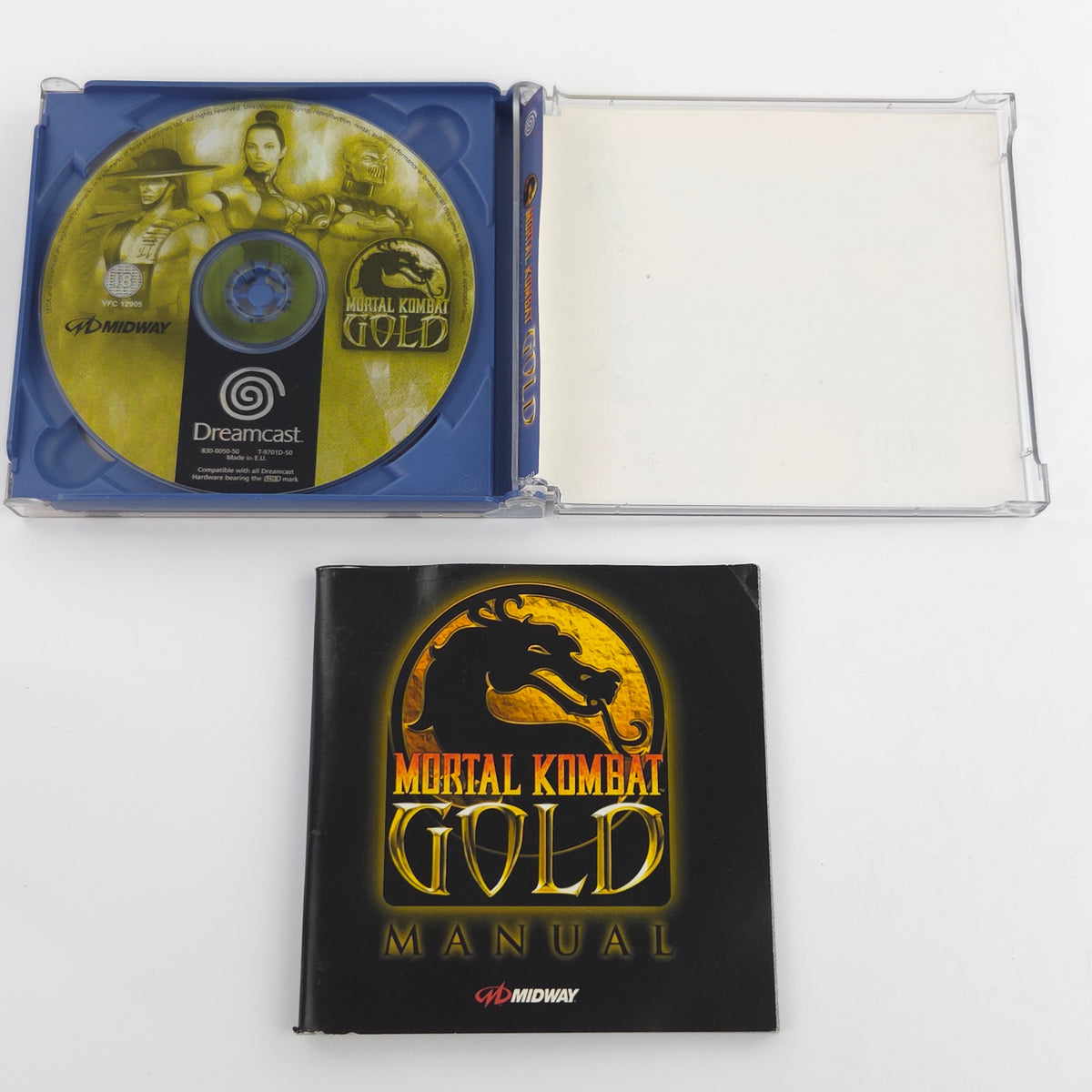 Sega Dreamcast Spiel Mortal Kombat Gold OVP PAL USK18