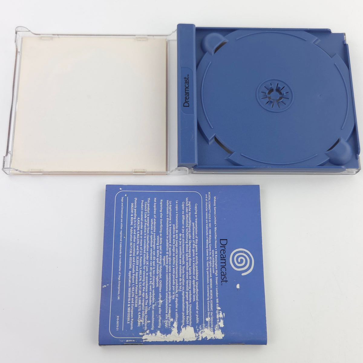 Sega Dreamcast Spiel Mortal Kombat Gold OVP PAL USK18