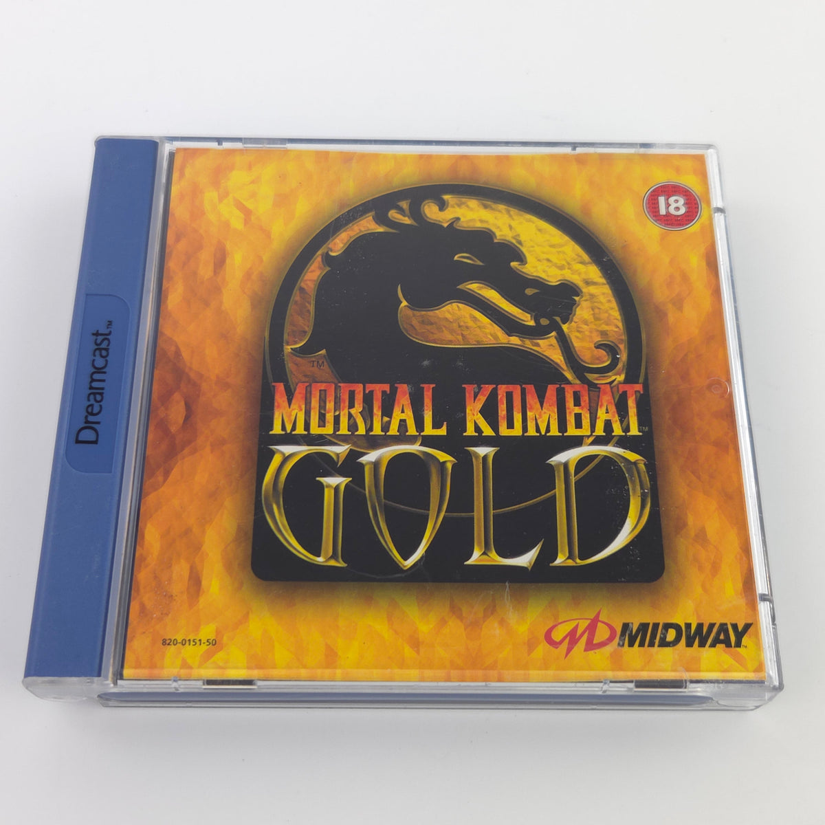 Sega Dreamcast Spiel Mortal Kombat Gold OVP PAL USK18