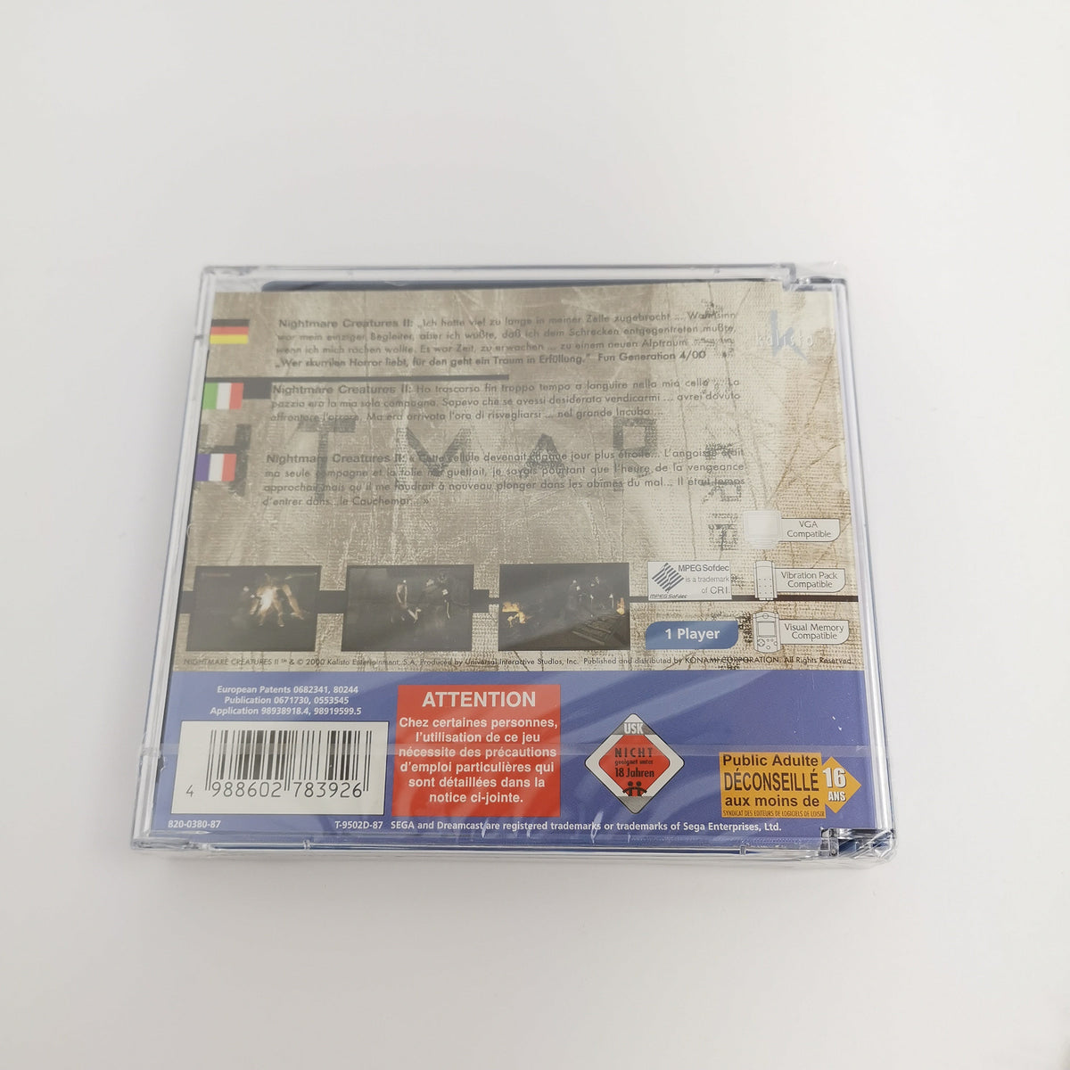 Sega Dreamcast Spiel – Nightmare Creatures II OVP Neu PAL