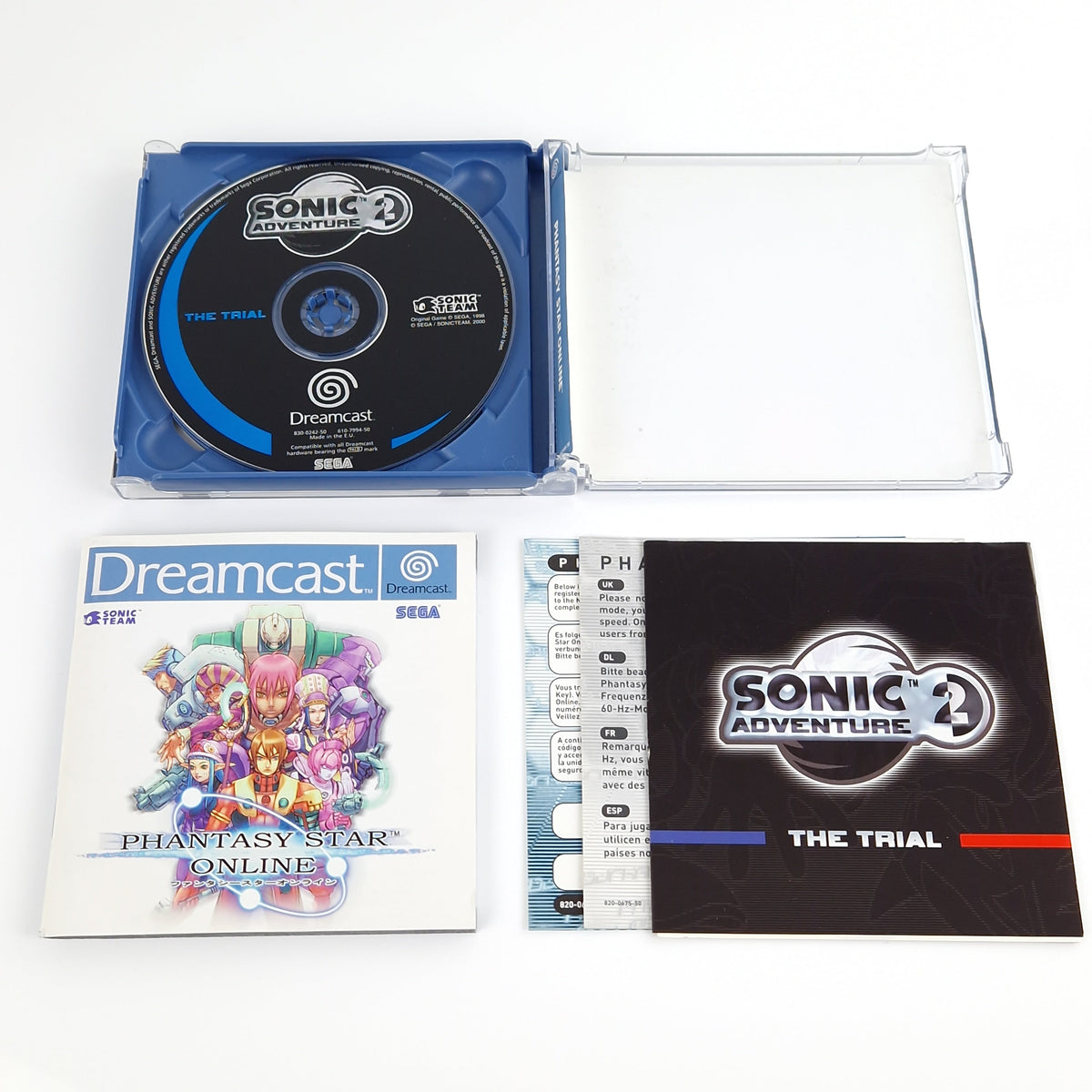 Sega Dreamcast Spiel – Phantasy Star Online PAL OVP CIB