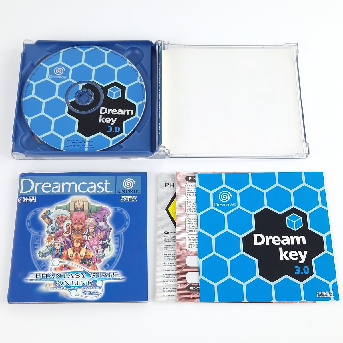 Sega Dreamcast Spiel – Phantasy Star Online Ver. 2 PAL CIB