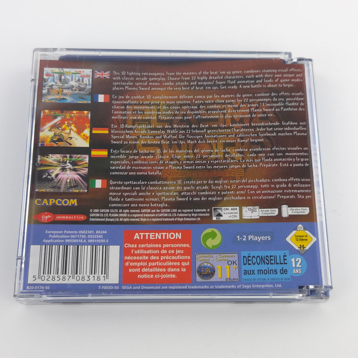 Sega Dreamcast Spiel Plasma Sword Nightmare Bilstein OVP