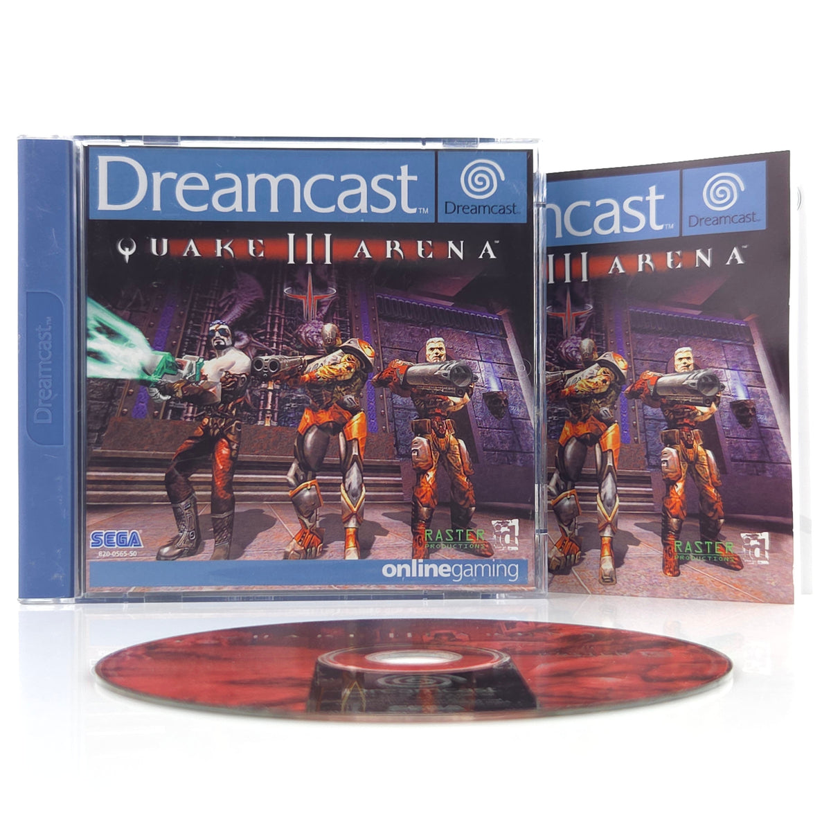 Sega Dreamcast Spiel Quake Arena CD OVP PAL EUR USK18