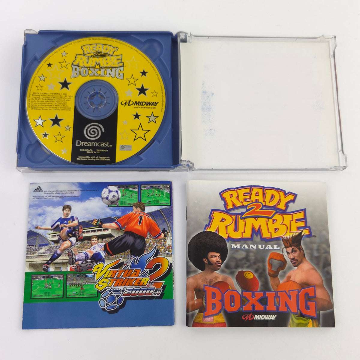 Sega Dreamcast Spiel Ready 2 Rumble Boxing OVP PAL CIB