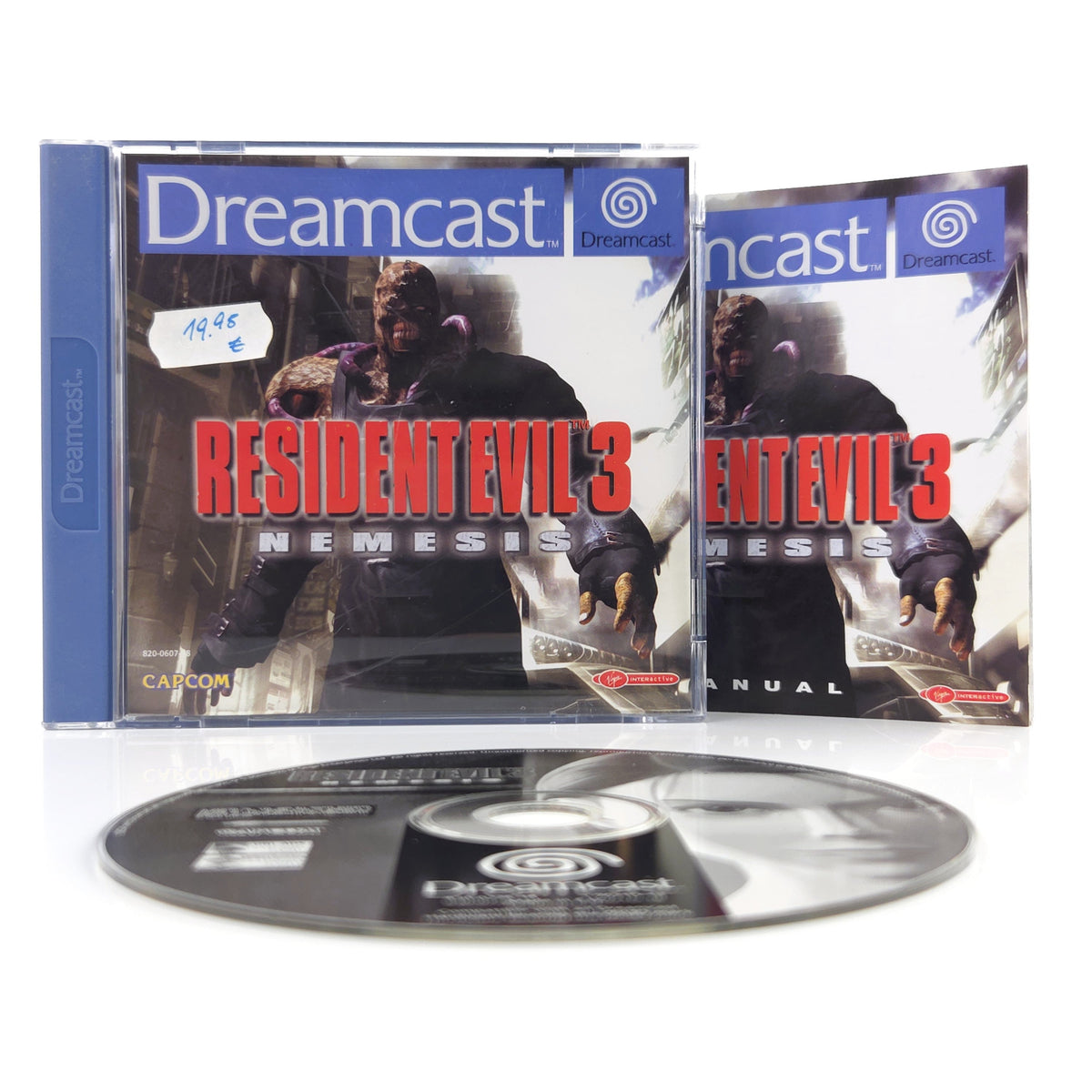Sega Dreamcast Spiel Resident Evil 3 Nemesis PAL OVP CIB