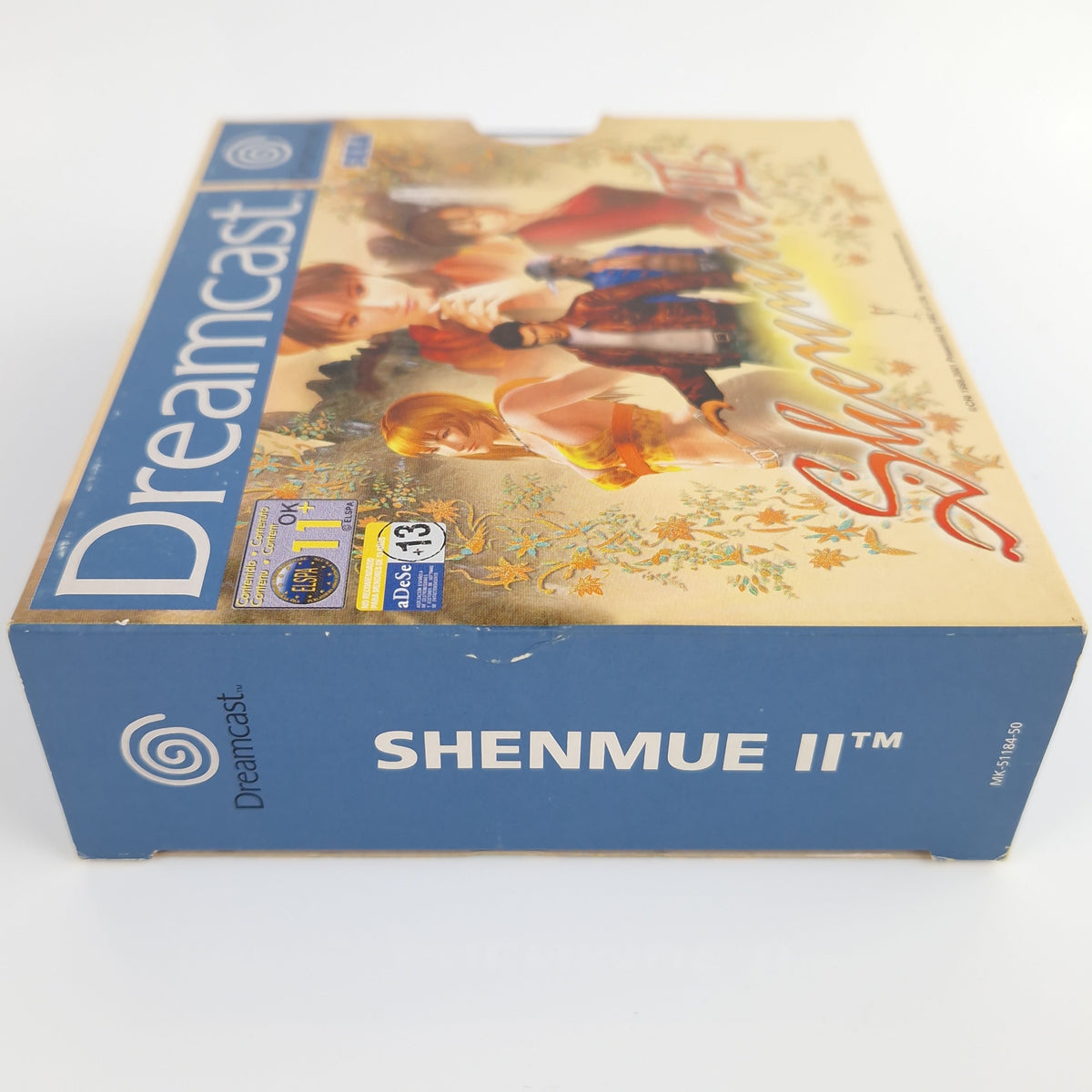Sega Dreamcast Spiel – Shenmue II OVP PAL CIB