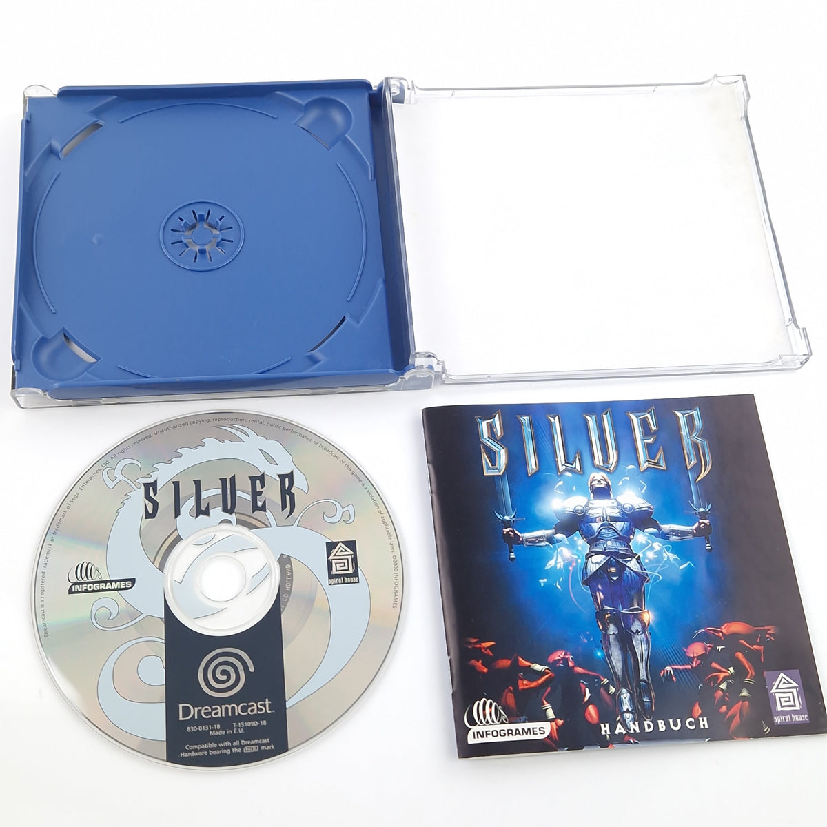 Sega Dreamcast Spiel – Silver OVP CD Anleitung PAL