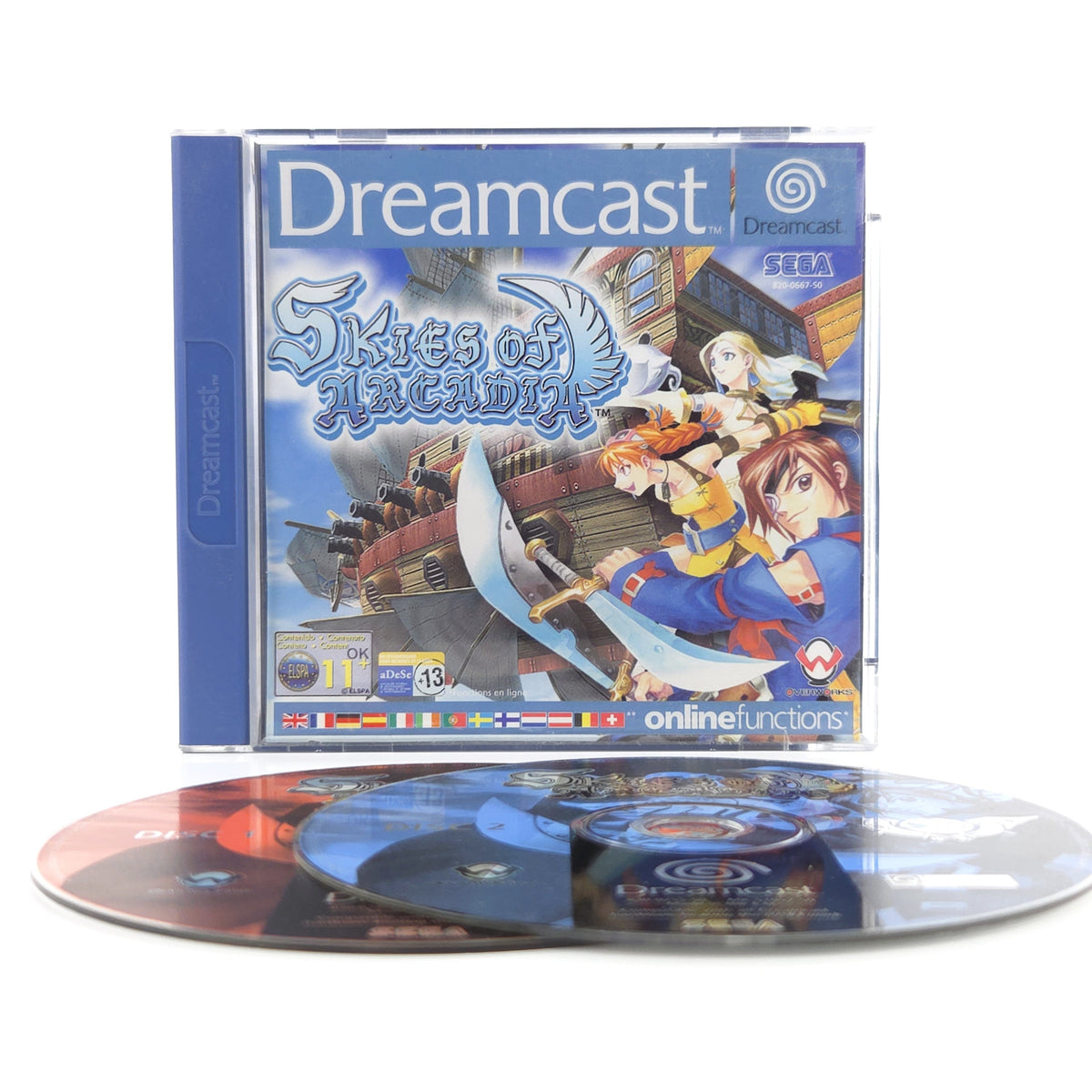 Sega Dreamcast Spiel Skies of Arcadia DC OVP ohne Beilage