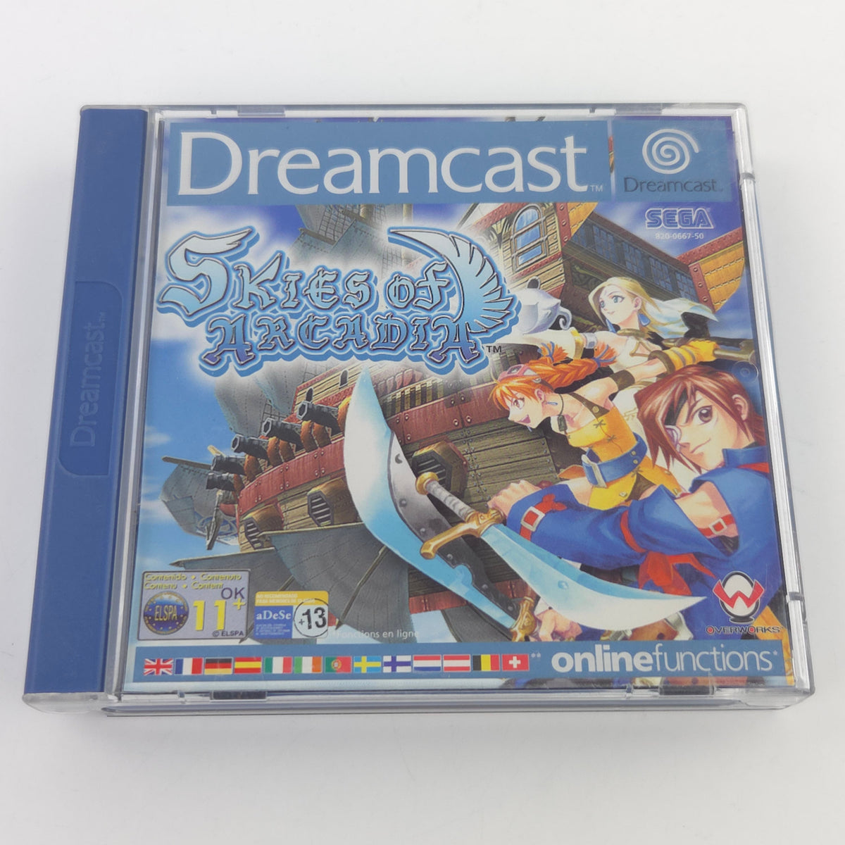 Sega Dreamcast Spiel Skies of Arcadia DC OVP ohne Beilage