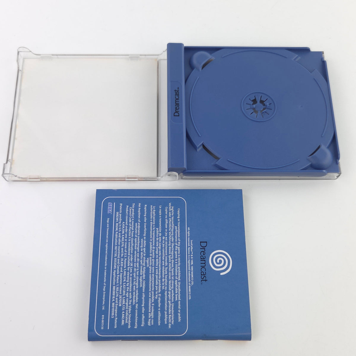 Sega Dreamcast Spiel Soulcalibur PAL DC OVP CIB Namco