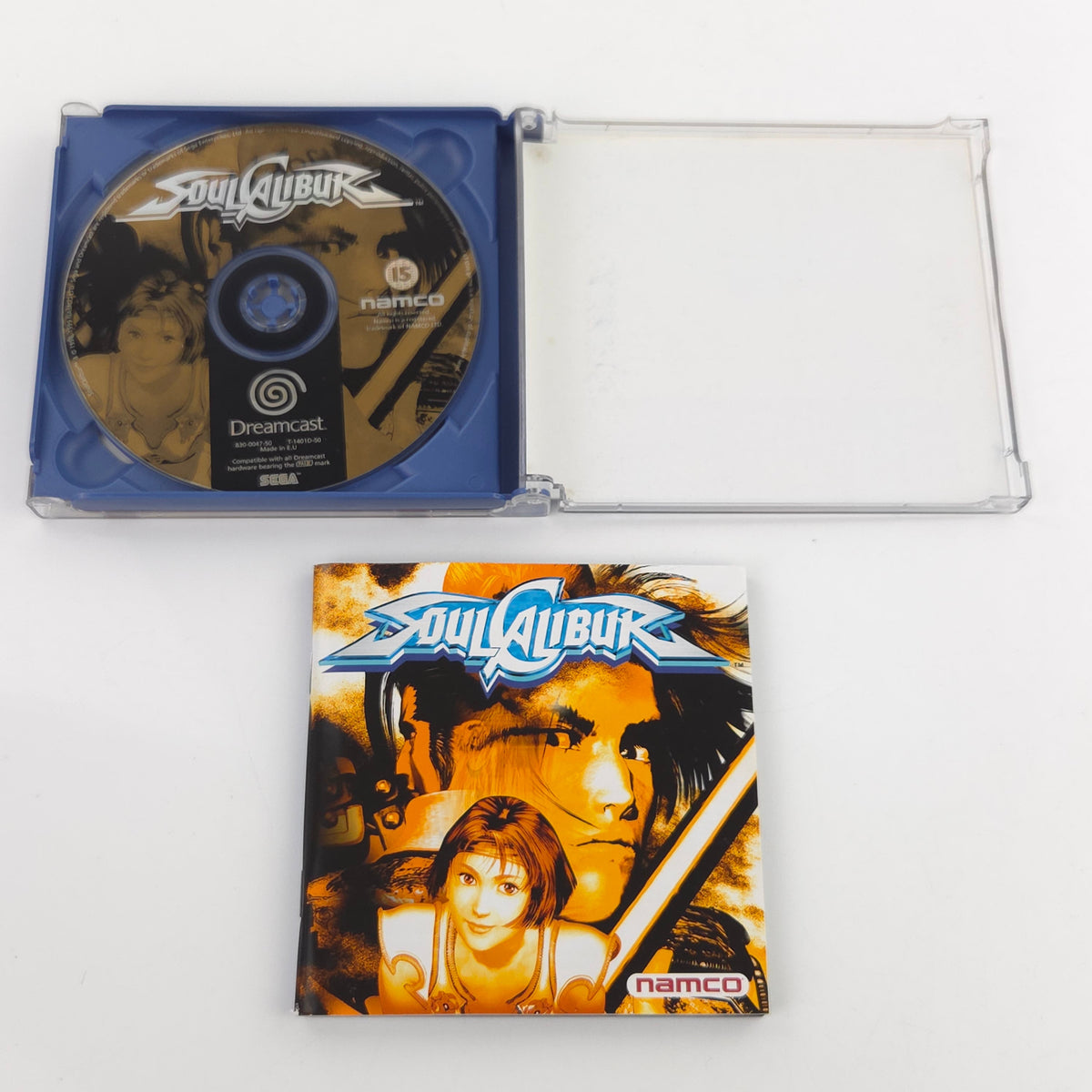 Sega Dreamcast Spiel Soulcalibur PAL DC OVP CIB Namco