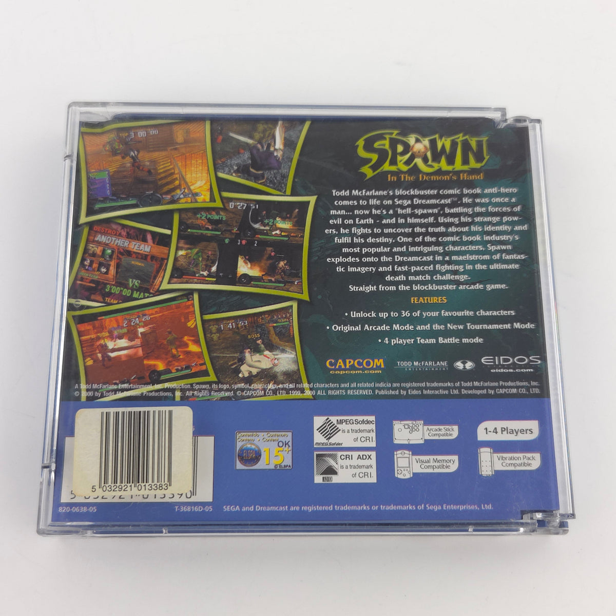 Sega Dreamcast Spiel Spawn In The Demon´s Hand OVP PAL