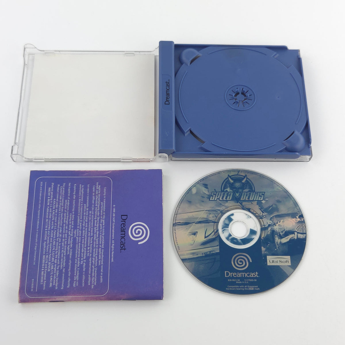 Sega Dreamcast Spiel Speed Devils OVP PAL Ubi Soft