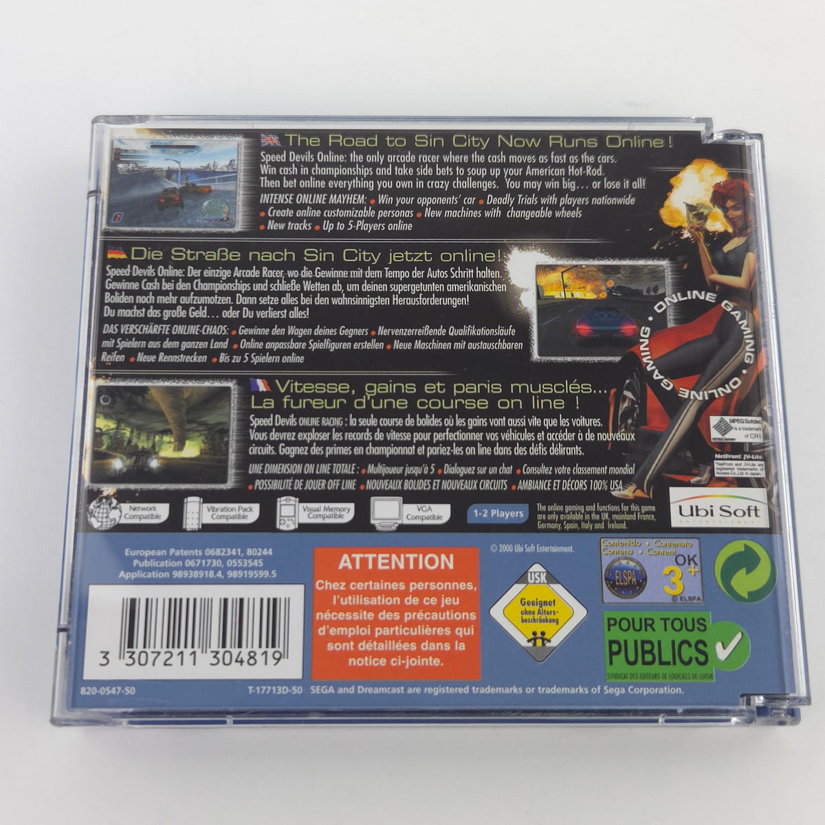 Sega Dreamcast Spiel Speed Devils Online Racing OVP PAL