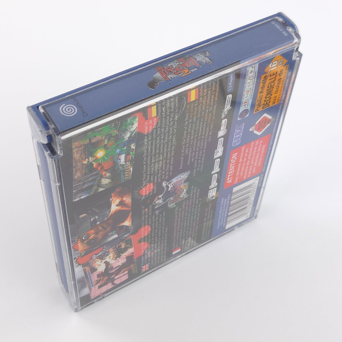 Sega Dreamcast Spiel The House of the Dead 2 OVP PAL USK18