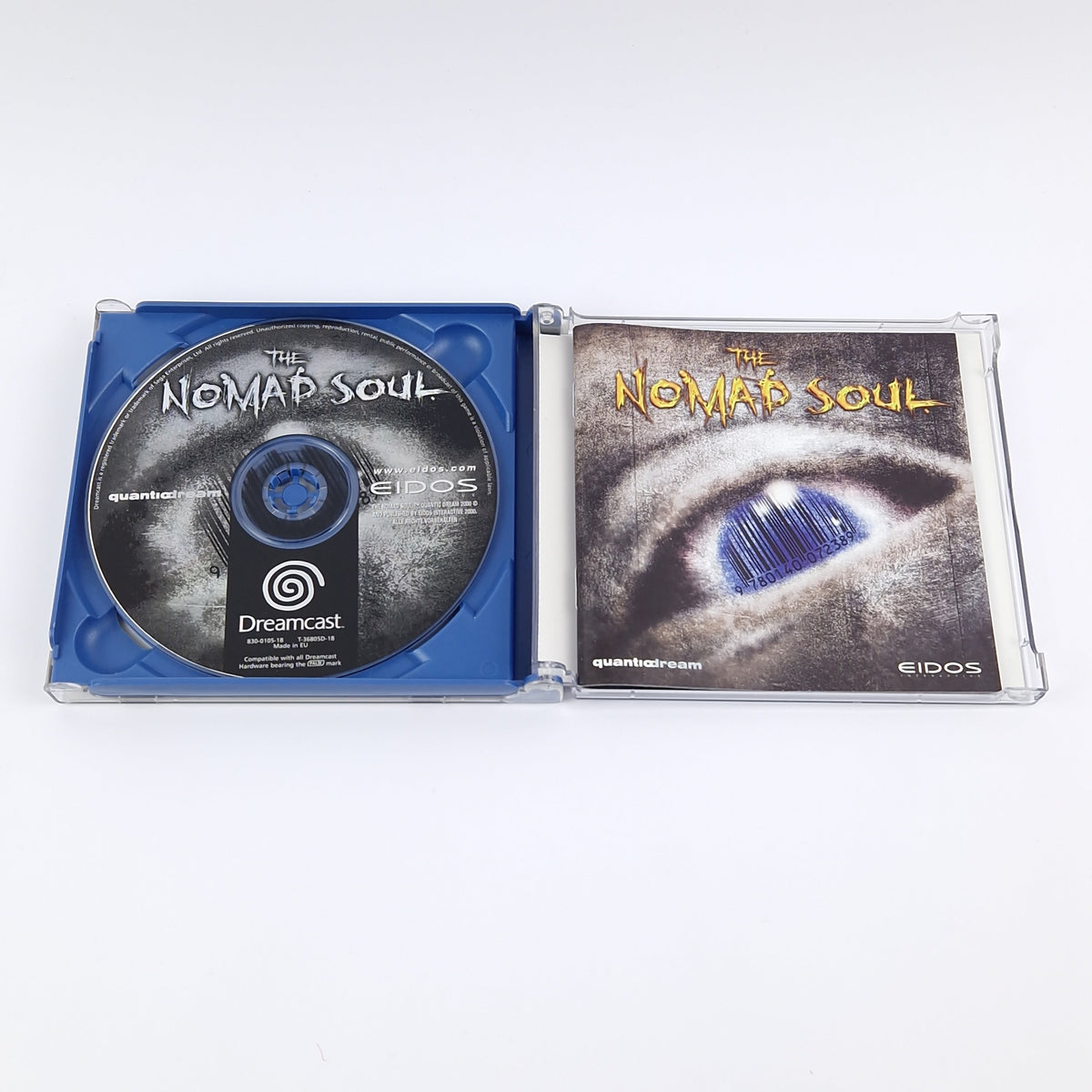 Sega Dreamcast Spiel – The Nomad Soul OVP PAL Anleitung