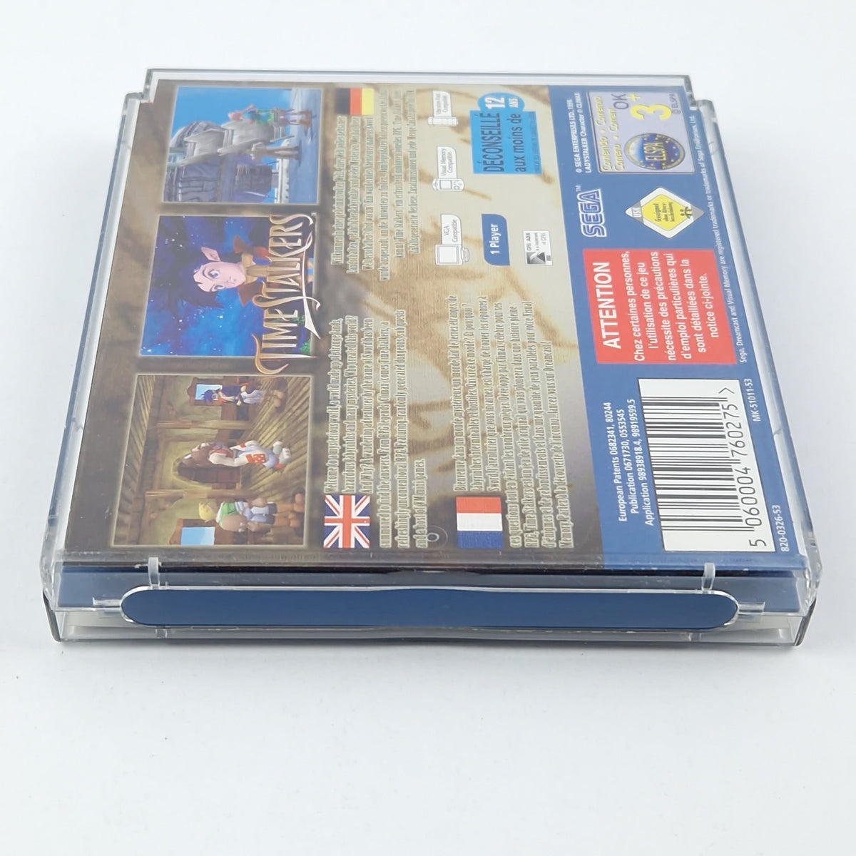 Sega Dreamcast Spiel – Time Stalkers OVP PAL CIB