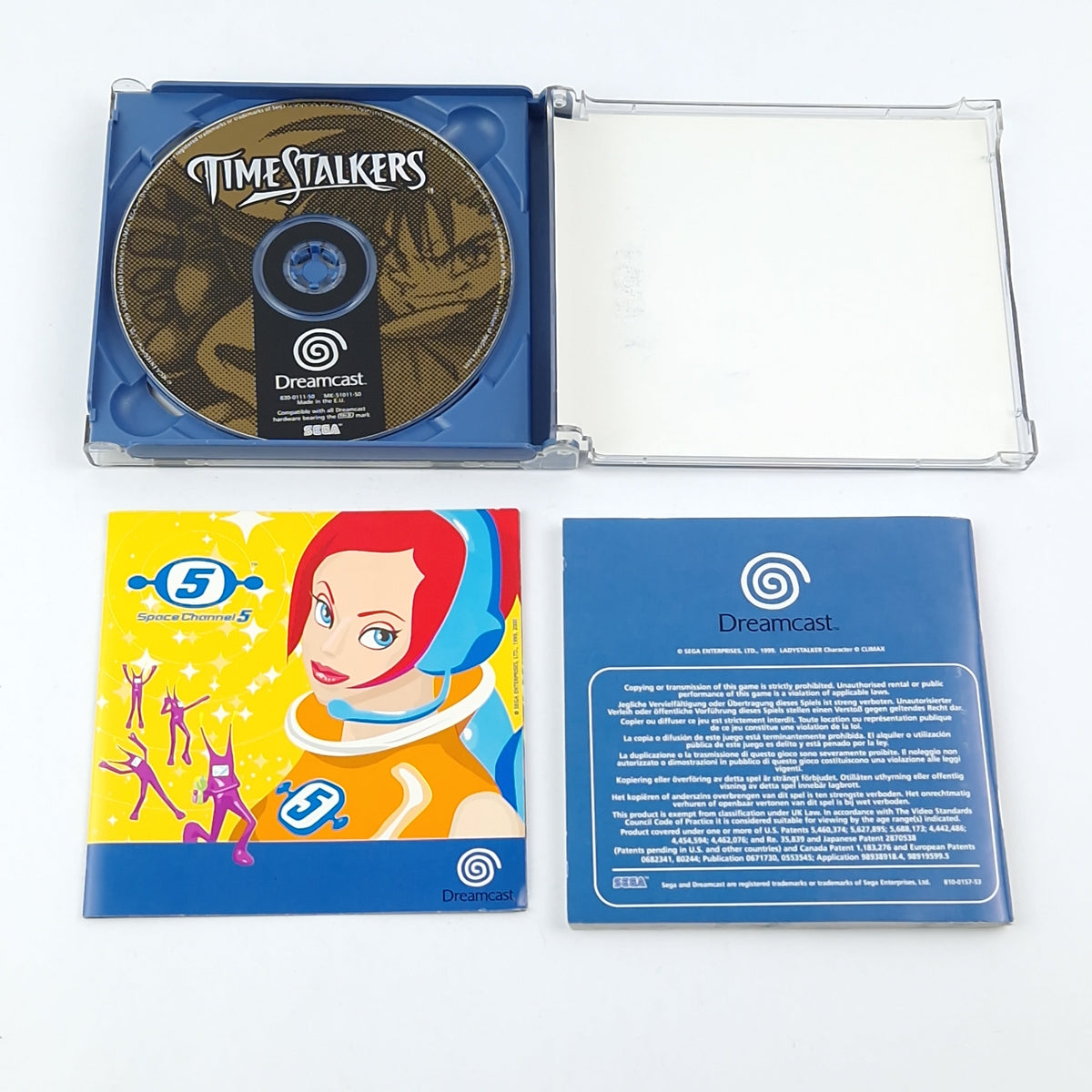 Sega Dreamcast Spiel – Time Stalkers OVP PAL CIB