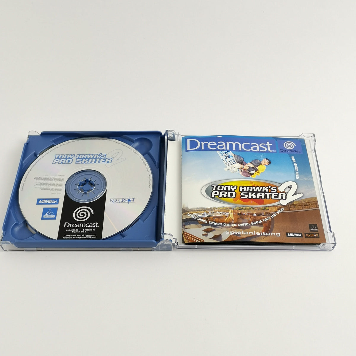 Sega Dreamcast Spiel – Tony Hawk’s Pro Skater 2 OVP PAL