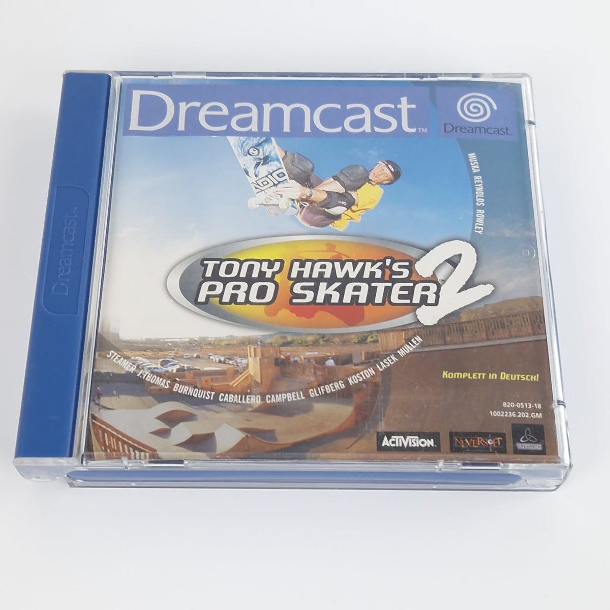 Sega Dreamcast Spiel – Tony Hawks Pro Skater 2 OVP PAL