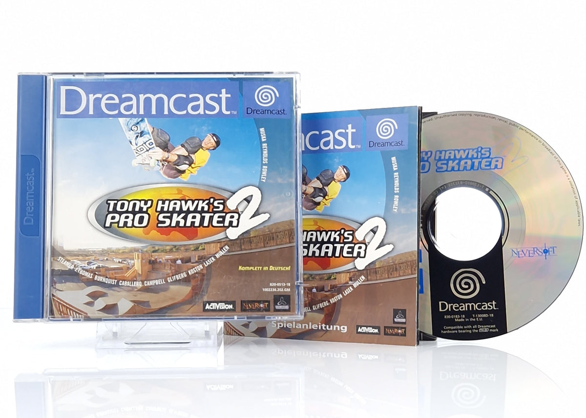 Sega Dreamcast Spiel – Tony Hawks Pro Skater 2 OVP PAL