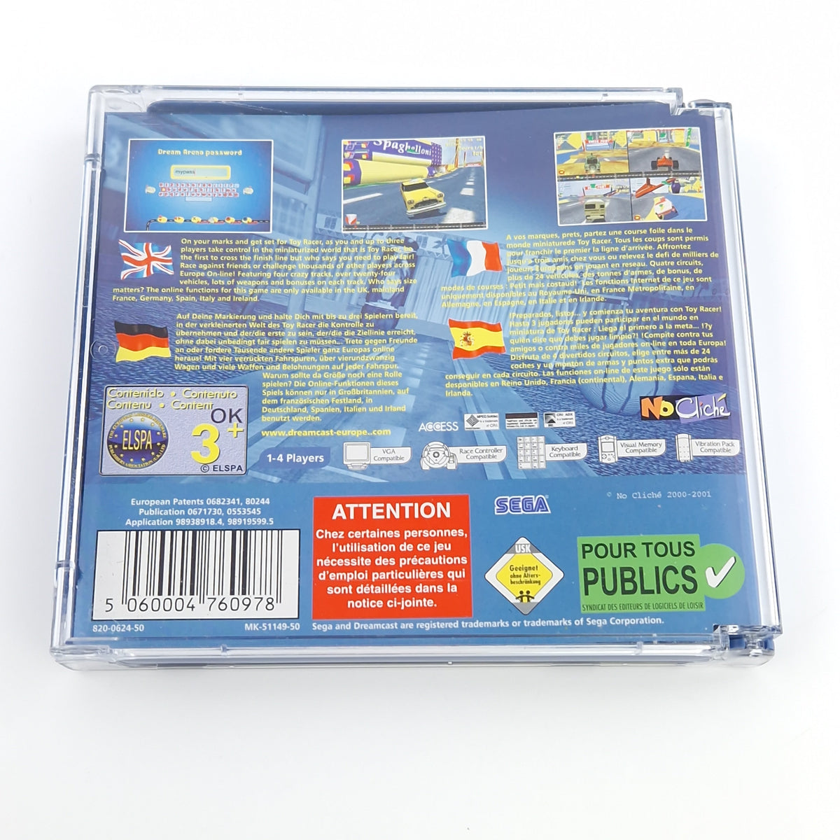 Sega Dreamcast Spiel – Toy Racer OVP CD Anleitung