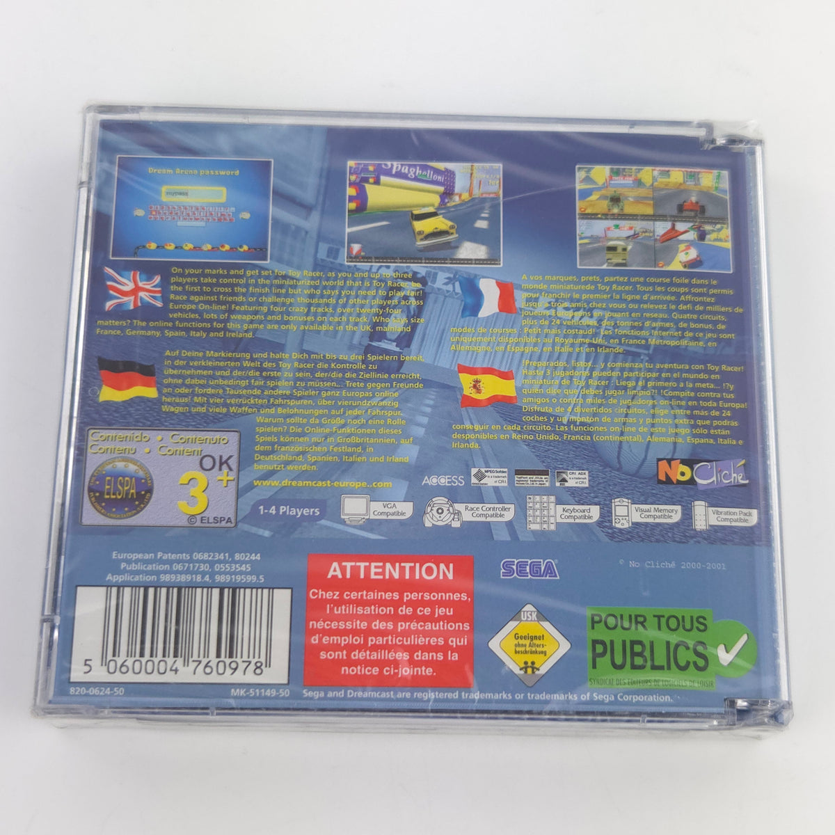 Sega Dreamcast Spiel Toy Racer DC OVP Neu Sealed PAL EUR