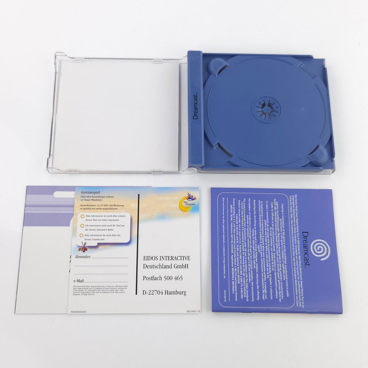 Sega Dreamcast Spiel Walt Disney Magical Racing Tour PAL OVP