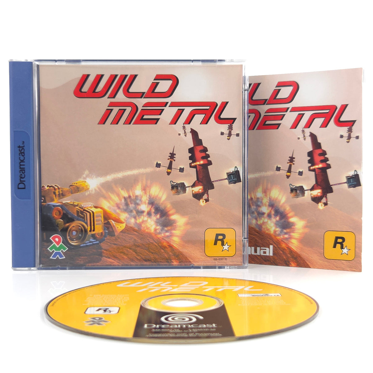 Sega Dreamcast Spiel Wild Metal DC OVP CIB PAL Rockstar