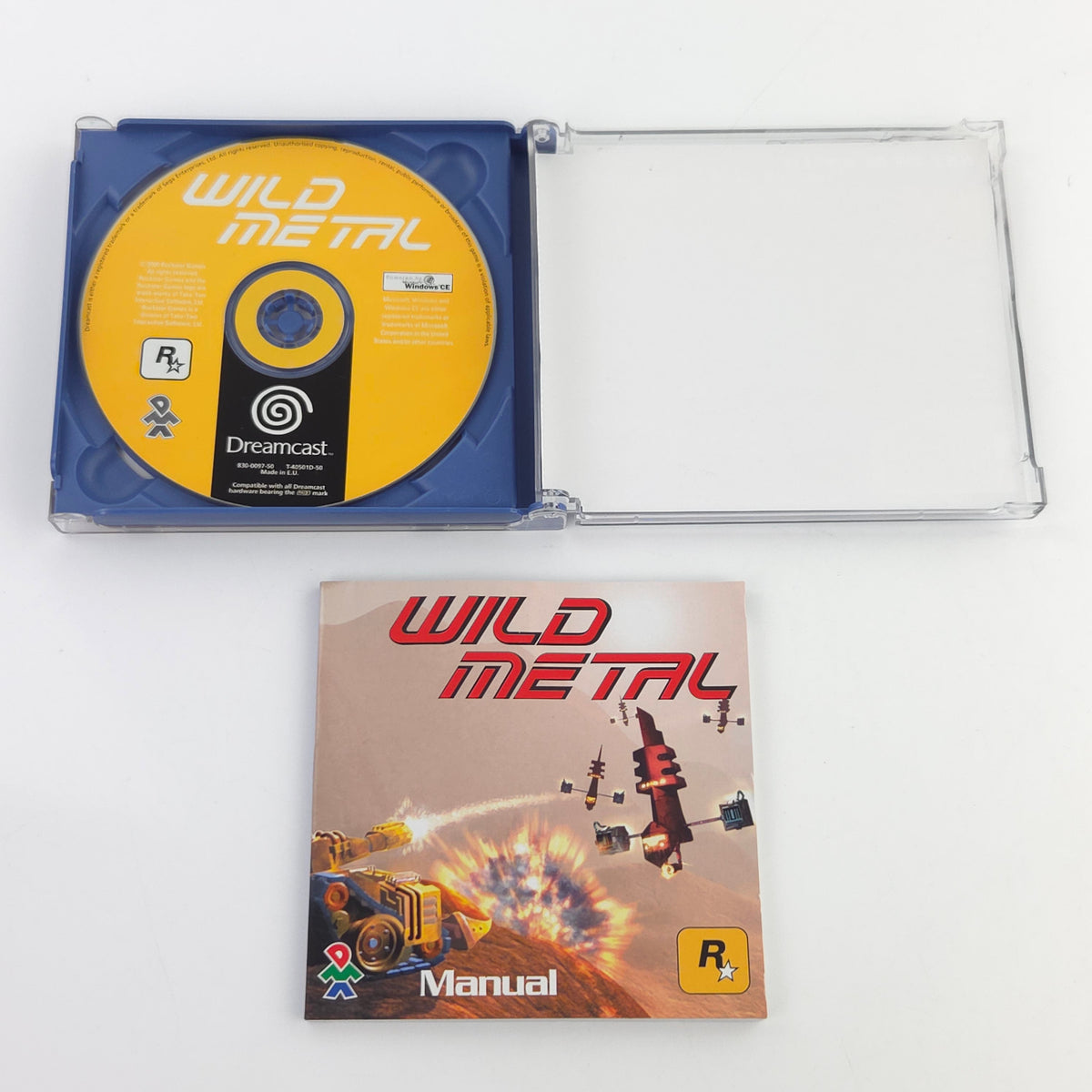 Sega Dreamcast Spiel Wild Metal DC OVP CIB PAL Rockstar