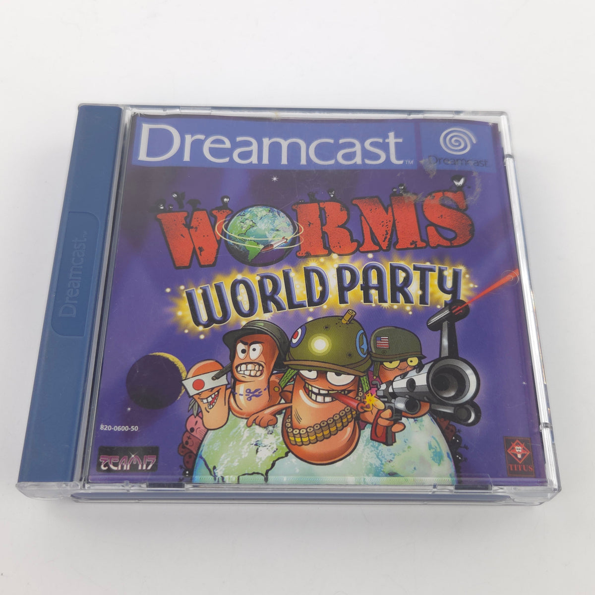 Sega Dreamcast Spiel Worms World Party OVP CIB PAL Team17