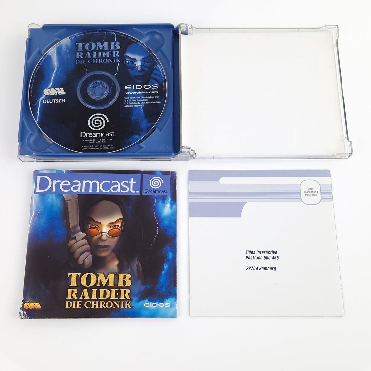 Sega Dreamcast Spiel – Tomb Raider IV und Chronik Bundle
