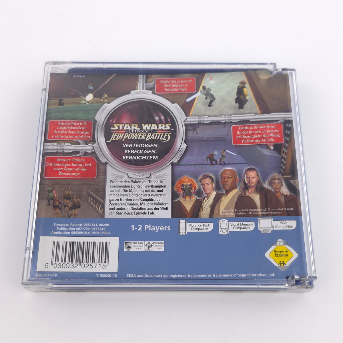 Sega Dreamcast Spiel – Star Wars Jedi Power Battles (PAL)