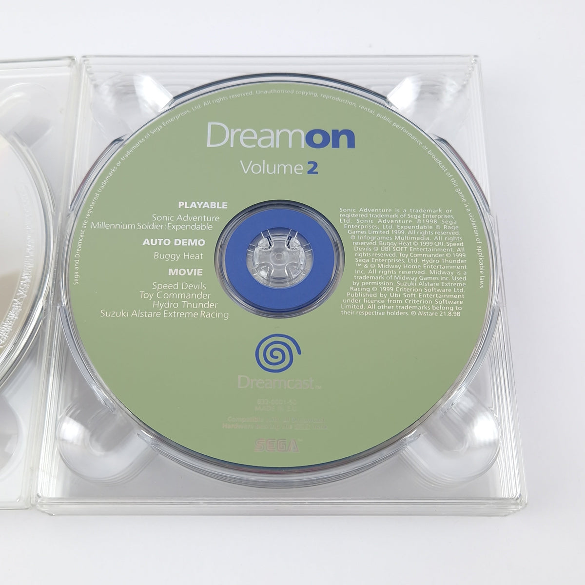 Sega Dreamcast Zubehör: 2 Dream Key Cd´s und 5 Dream On Playable Demos