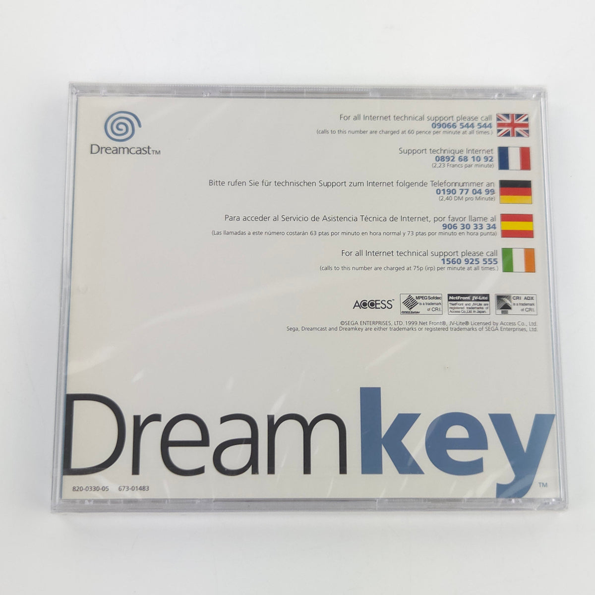 Sega Dreamcast Zubehör Dream Key 1.5 Webbrowser Neu OVP