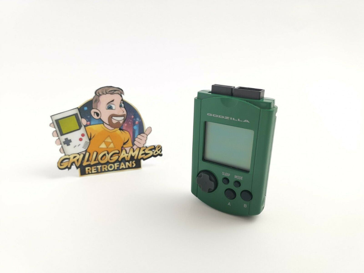 Sega Dreamcast Zubehör Godzilla Speicherkarte Grün